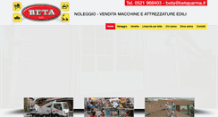 Desktop Screenshot of betaparma.it